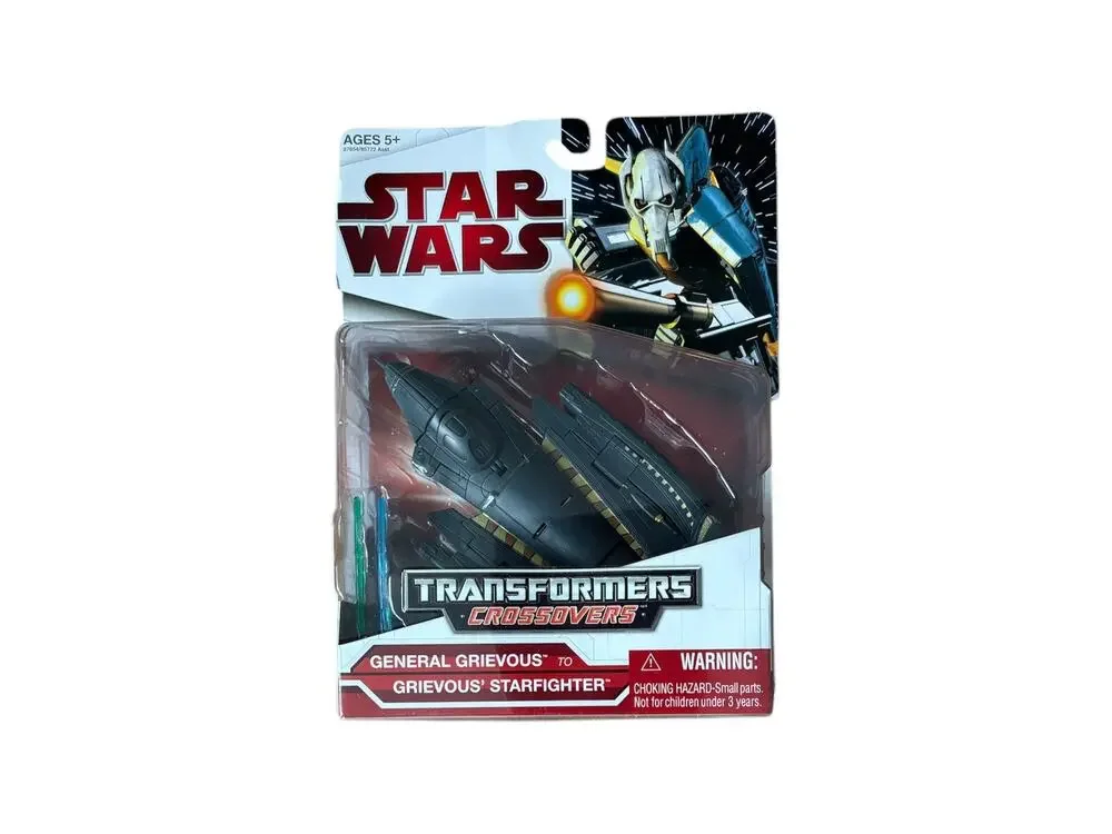 Star Wars Transformer Crossover General Grevious To Grevious Starfighter NIB